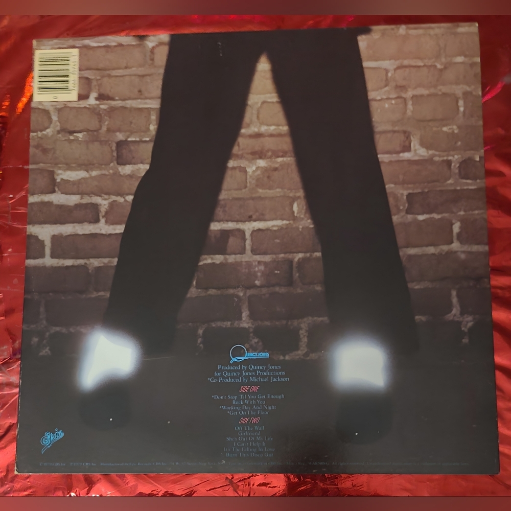 EUC Michael Jackson Off The Wall Vinyl Record - Black - Picture 2 of 7